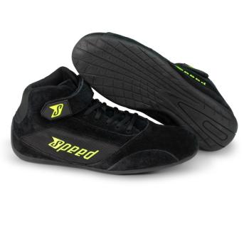 Schuh MILAN KS-2 | schwarz-gelb | Gr. 38
